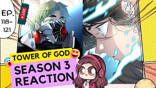 Tower of God Season 3  Ep 118121 Reaction  Leviathan ft Dr Bonehead [upl. by Caassi]