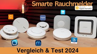 Smarte Rauchmelder mit HomeKit  Test und Vergleich 2024 [upl. by Erlinna544]