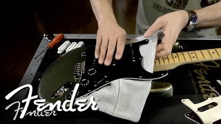 How To  Changing Your Accessory Kit Pickguard Knobs amp Covers  Fender [upl. by Anirehc]