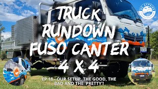 EP 18  Unleash Adventure Fuso Canter 4x4 OffRoad Truck  The Ultimate Family Caravan Explorer [upl. by Aihsitan829]