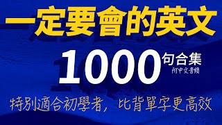 美國人從小就說的英文1000句  每天 1小時聽英文One Hour English  每天都要重複說的英文  國中英文  跟美國人學英語  边睡边记英文聽力【从零开始学英语】一定要會的英文 [upl. by Nueormahc]