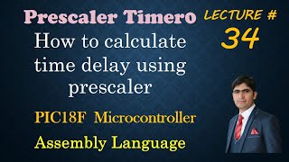 Prescaler in Timer0  prescaler in micrcontroller  How to calculate time delay using prescaler [upl. by Nuahsad34]