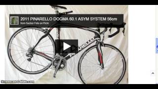 2011 PINARELLO DOGMA 601 ASYM SYSTEM 56cm wDURA ACE Di2 EXCELLENTMINT For Sale [upl. by Dutchman]