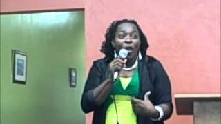 Joan quotBumpy Head Galquot Andrea Hutchinson  Jamaica Brawta 2011 Performance Part 1 [upl. by Ahseinet]