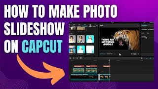 How To Make A Photo Slideshow On Capcut PC  Easy Tutorial [upl. by Sualkin]