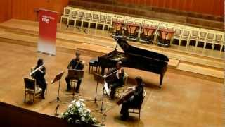 Aaron Copland  Threnodies for flute violin viola and cello 2nd Threnody [upl. by Panthia389]