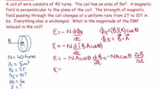 49M2  Faradays Law 2  numerical [upl. by Godden]