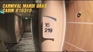 Carnival Mardi Gras Cabin Tour 16219 [upl. by Eurydice]