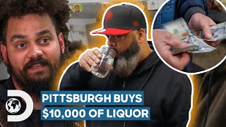 TripleGrain Legacy Liquor Makes 10000 In Pittsburgh  Moonshiners [upl. by Engel794]