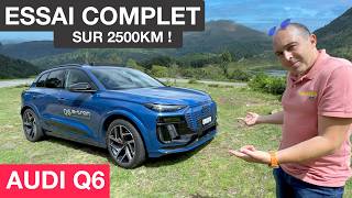 AUDI Q6 ETRON  ESSAI COMPLET sur 2500Km  AUTONOMIE CONSO RECHARGE [upl. by Helyn898]