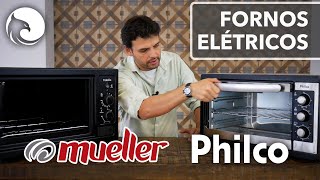 COMPARATIVO de FORNOS ELÉTRICOS Mueller Fratello e Philco 46L  Harpyja [upl. by Sigvard]