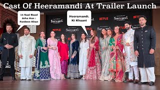 Heeramandi Trailer Launch In Delhi  Sonakshi Sinha Sanjay Leela Bhansali Aditi Rao Hydari ❤️ [upl. by Beilul]