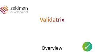 Validatrix Screencast [upl. by Marb22]