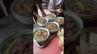 Eat Pho Hanoi First Time [upl. by Nyladnek]