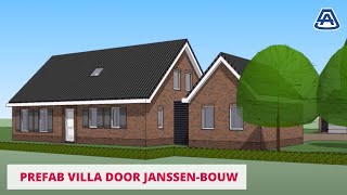 Opbouw prefab woning door JanssenBouw JB2 en JB11 [upl. by Dorrie]