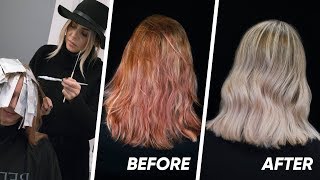 Extreme Hair Color Correction  Step by Step [upl. by Ayoral]