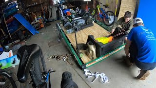 First Trailer Upgrade Reflective Tape  Vlog 2  PampM Lawn Service [upl. by Schonthal650]