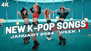 NEW KPOP SONGS  JANUARY 2024 WEEK 1 [upl. by Rianna]