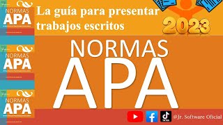 APLICAR NORMAS APA 7MA EDICIÓN 2023📌PARA TRABAJOS ACADÉMICOS✍ 🔥LA MÁS ACTUALIZADA✅ [upl. by Secor]