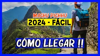 Como llegar a Machu Picchu DESDE CUSCO ✅️🔥 Las 4 OPCIONES y COSTOS 2024 🫰Sin tour 🇵🇪 Peru turismo 4k [upl. by Seema433]