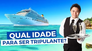 COM QUAL IDADE PODE TRABALHAR EM NAVIOS DE CRUZEIROS ProjetoTripulante DiogoKyrillos shorts [upl. by Sandi]