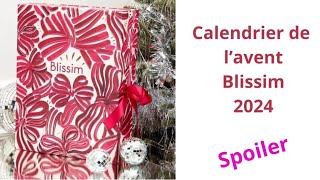 Spoiler calendrier de lavent Blissim 2024 [upl. by Ralfston]