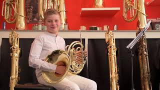 MAPIMC 2021 Antoine PRADON  French Horn  11 Years  Pascal PROUST Cor Hydrae [upl. by Notserk]