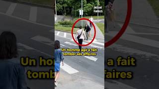 Ces motards s’arrêtent en pleine route pour aider un homme âgé en difficulté [upl. by Hsizan]