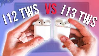 i12 TWS vs i13 TWS Airpods  which are the best fake Airpods [upl. by Anesor]