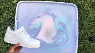 HYDRO DIPPING AIR FORCE 1’s [upl. by Ram]