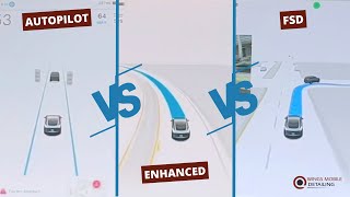 Teslas Autopilot 2024 Comparison Standard VS Enhanced VS Full SelfDriving [upl. by Boorman]