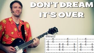 Dont Dream Its Over Chords Crowded House Guitar Tab Lesson [upl. by Tung]