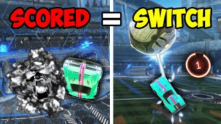 Rocket League but EVRY TIME I get Scored On the Game Mode Switches [upl. by Gnos]