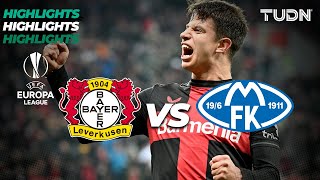 Bayer 04 Leverkusen vs Molde FK  HIGHLIGHTS  UEFA Europa League 202324  TUDN [upl. by Lleumas]