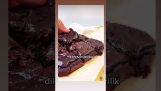 Unsuz browni tarifi like reels brownie yemektarifi youtubeshorts youtube india tiktok tatlı [upl. by Ibur594]