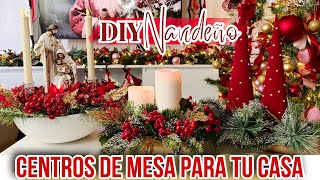 🎄 COMO HACER CENTROS DE MESA NAVIDEÑOS ARREGLOS NAVIDEÑOS  MANUALIDADES NAVIDEÑAS [upl. by Rizzo]