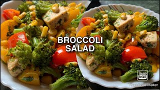 Broccoli Salad Recipe  Weight Loss Broccoli Salad Recipe  Skinny Recipe For Weight Loss  Usha’s K [upl. by Bensen432]