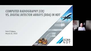 NDT Webinar Computed Radiography CR vs Digital Detector Arrays DDA  Digital Radiography in NDT [upl. by Vikky117]