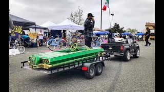 Uniques Lowrider BikePedal car Show  Hooters inland empire 051918 [upl. by Flem]