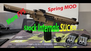 Crosman DPMS SBR Spring MOD  EXTREME AWESOMENESS [upl. by Grail]