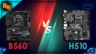 الفرق بين بوردات انتل الجيل الحادي عشر  h510 vs b560 [upl. by Rosenstein653]