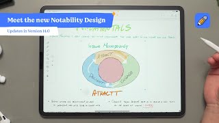 The New Notability Design  Version 14 [upl. by Crisey295]