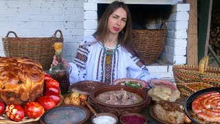 Cooking 8 ancient traditional dishes for EASTER in Ukrainian village Collection of amazing food [upl. by Eirtemed23]