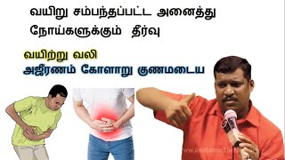 வயிற்று வலி  அஜீரணம் கோளாறு  stomach pain relief healer baskar  healer baskar stomach problems [upl. by Goodkin375]