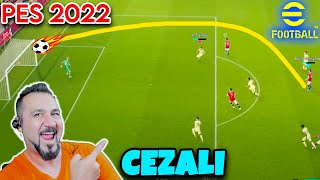 O NASIL BİR FALSO BE HAVUZA ATMA CEZALI PES 2022 Efootball 2022 ⚽  BRUNO FERNANDES EFSANE GOL [upl. by Pinto]