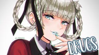 Nightcore  UPSAHL  Drugs feat Two Feet Lyrics [upl. by Shuler]