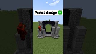 Unlocking the Ultimate Nether Portal Design shorts [upl. by Wiltz]