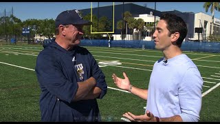 A Bite With Butch FIU Coach Butch Davis Previews Gasparilla Bowl Matchup With Temple [upl. by Nedyrb11]