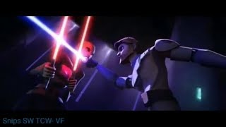 Star Wars TCW 2008 46 ObiWan VS Asajj Ventress 12 VF [upl. by Gwenore]