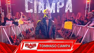 Tommaso Ciampa Returns with quotNo One Will Survivequot theme song WWE Raw June 19 2023 [upl. by Cassandre]